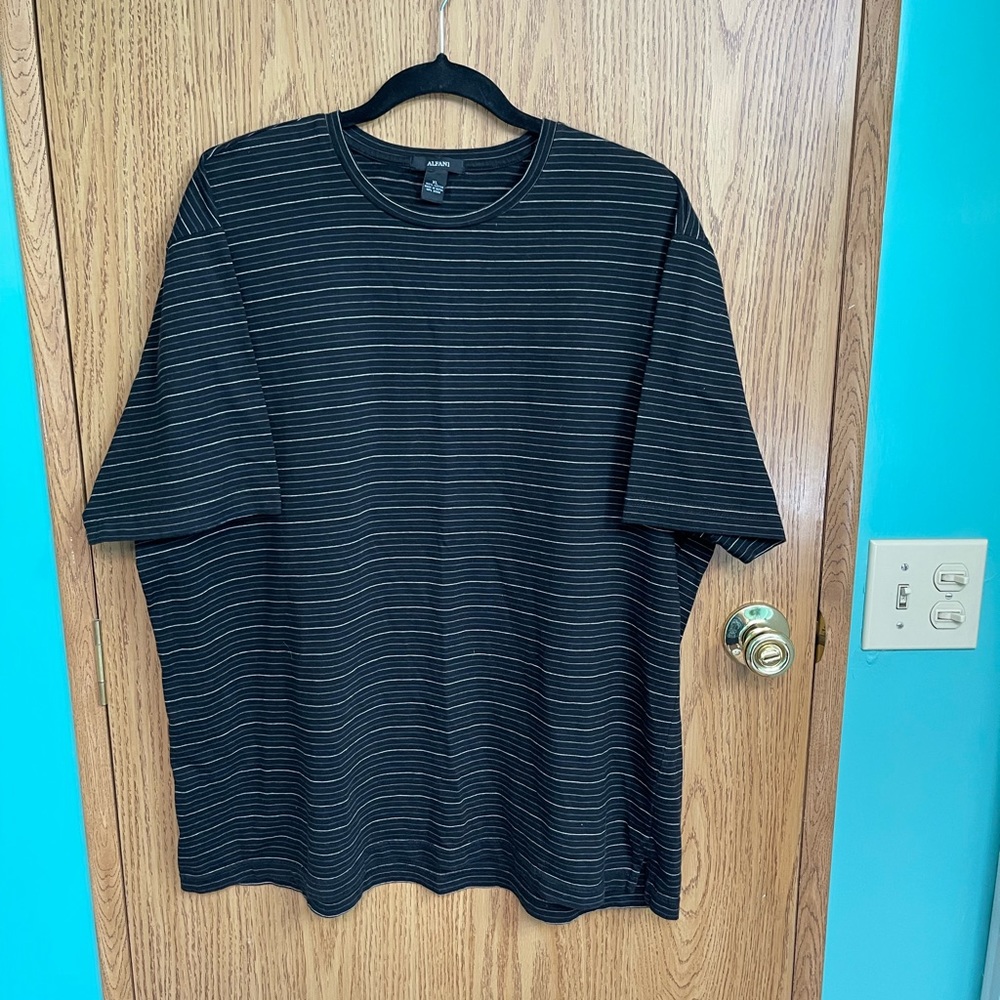 Alfani Black T-Shirt Sized XL Mens